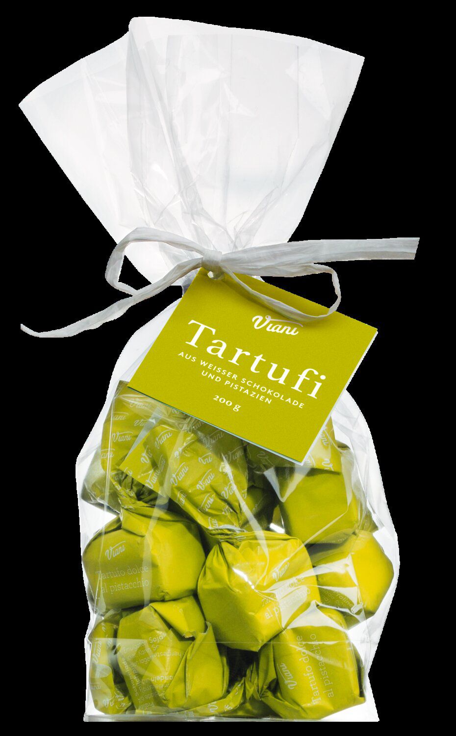 Tartufi aus weißer Schokolade und Pistazien