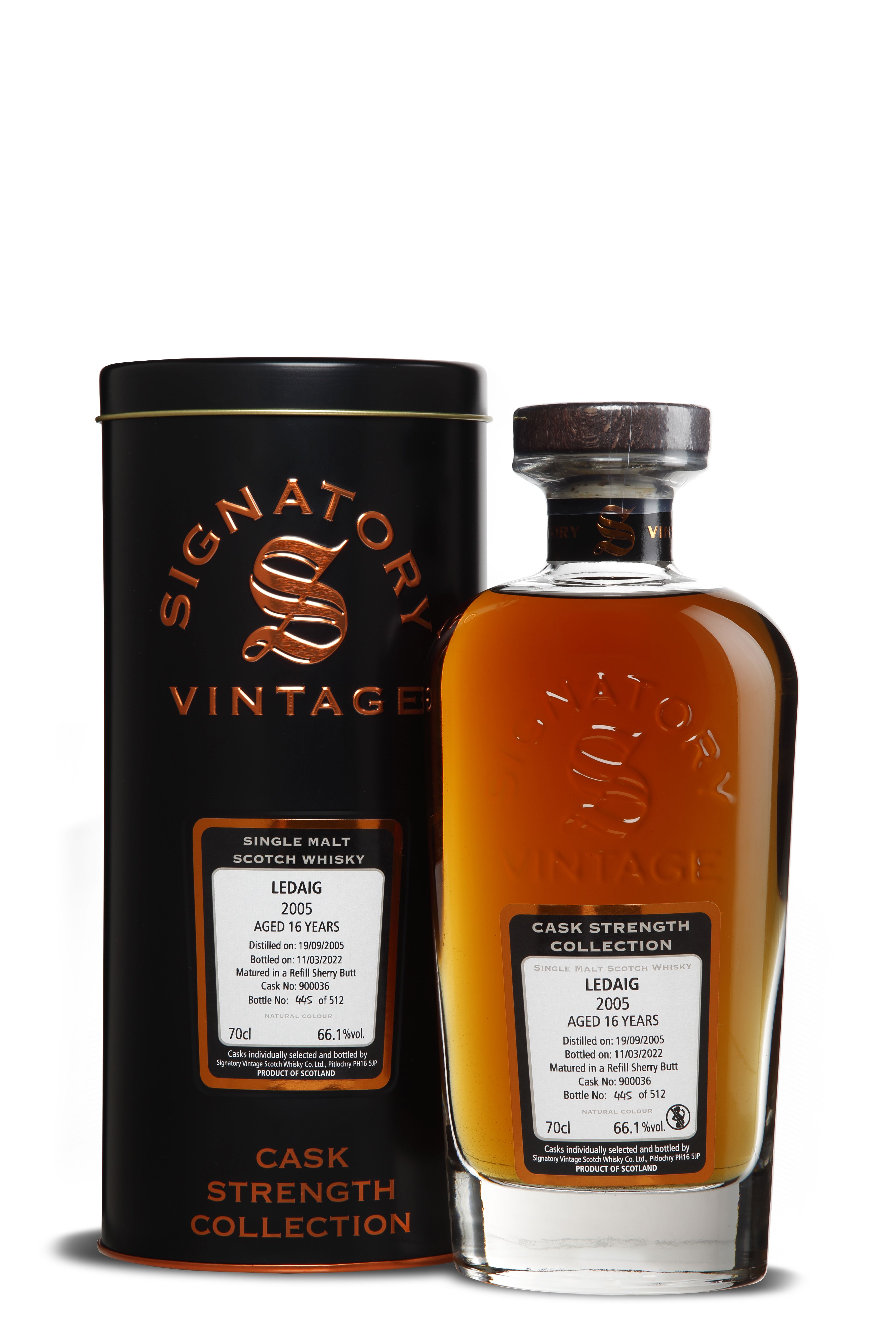 2005 Ledaig 16 Jahre Signatory Cask Strength